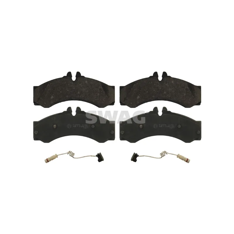 Jeu de 4 plaquettes de frein avant SWAG 10 91 6811