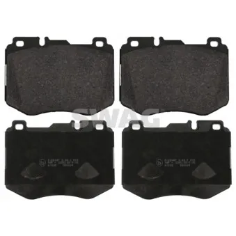 Jeu de 4 plaquettes de frein avant SWAG