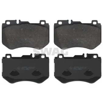 Jeu de 4 plaquettes de frein avant SWAG