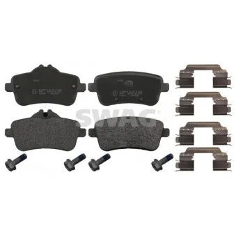 Jeu de 4 plaquettes de frein arrière SWAG 10 91 6990