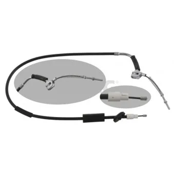 Tirette à câble, frein de stationnement SWAG