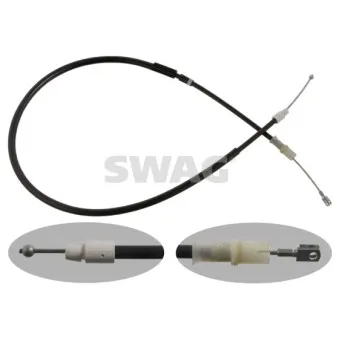 Tirette à câble, frein de stationnement SWAG