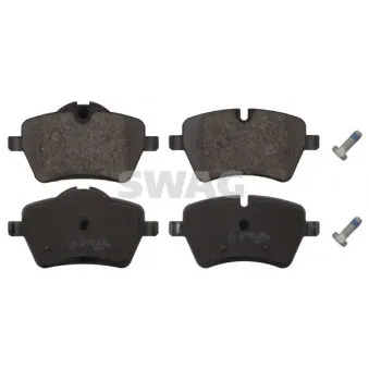 Jeu de 4 plaquettes de frein avant SWAG