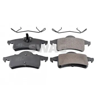 Jeu de 4 plaquettes de frein arrière SWAG