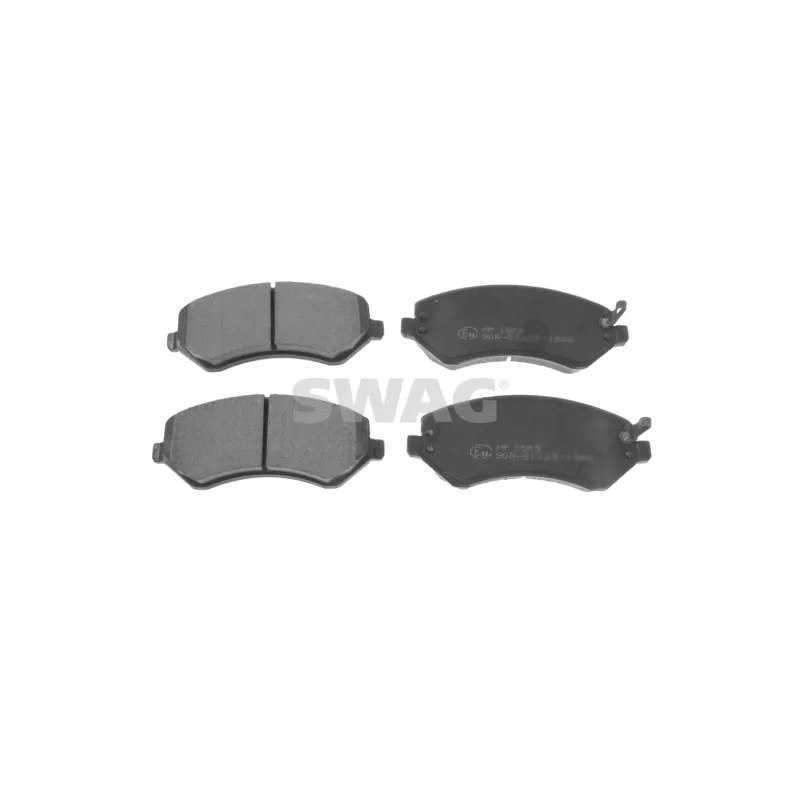 Jeu de 4 plaquettes de frein avant SWAG 14 11 6340