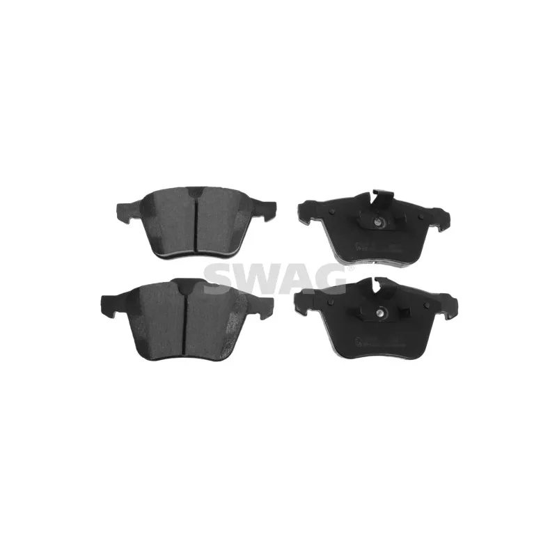 Jeu de 4 plaquettes de frein avant SWAG 15 11 6374