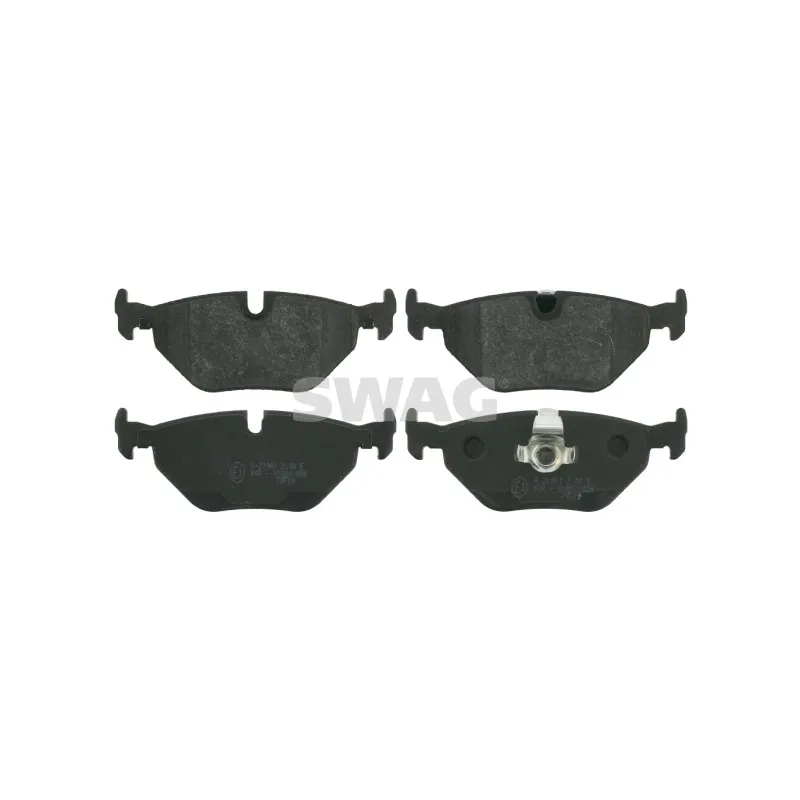 Jeu de 4 plaquettes de frein arrière SWAG 20 91 6190