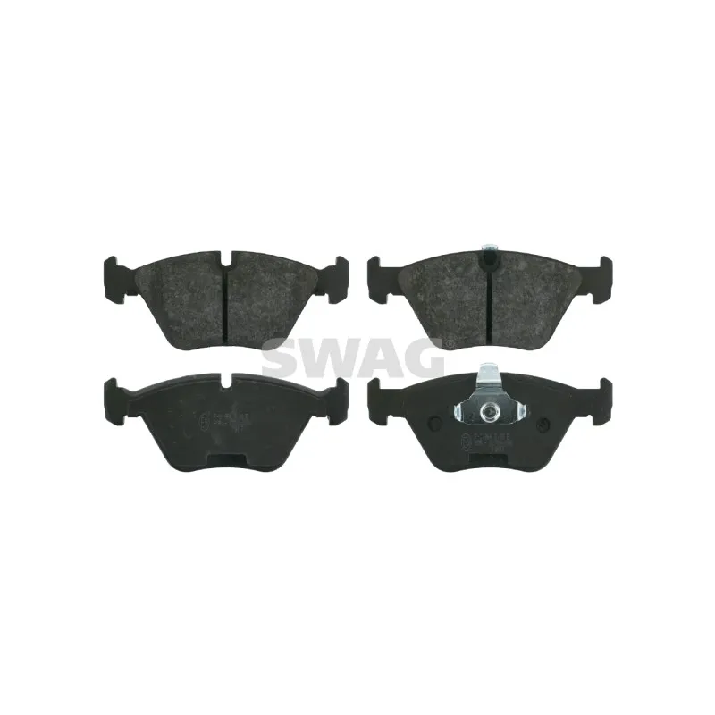 Jeu de 4 plaquettes de frein avant SWAG 20 91 6217