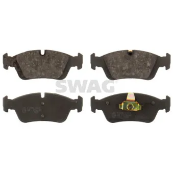 Jeu de 4 plaquettes de frein avant SWAG 20 91 6343