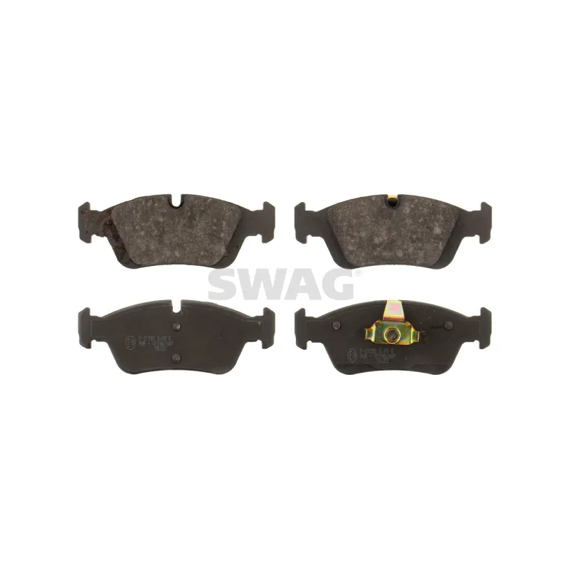 Jeu de 4 plaquettes de frein avant SWAG 20 91 6343