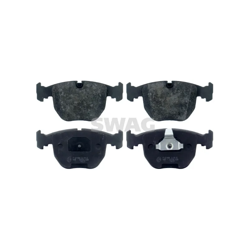 Jeu de 4 plaquettes de frein avant SWAG 20 91 6345