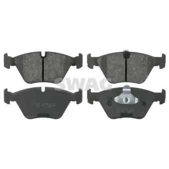 Jeu de 4 plaquettes de frein avant SWAG