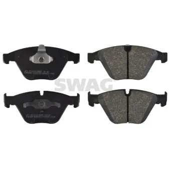 Jeu de 4 plaquettes de frein avant SWAG