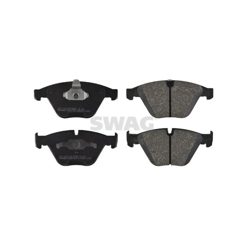 Jeu de 4 plaquettes de frein avant SWAG 20 91 6433
