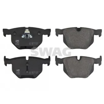 Jeu de 4 plaquettes de frein arrière SWAG 20 91 6466