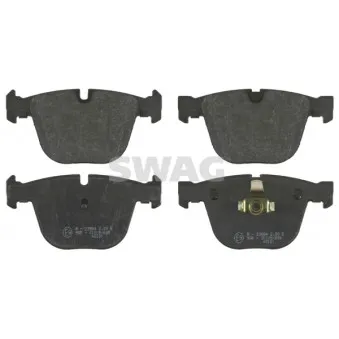 Jeu de 4 plaquettes de frein arrière SWAG