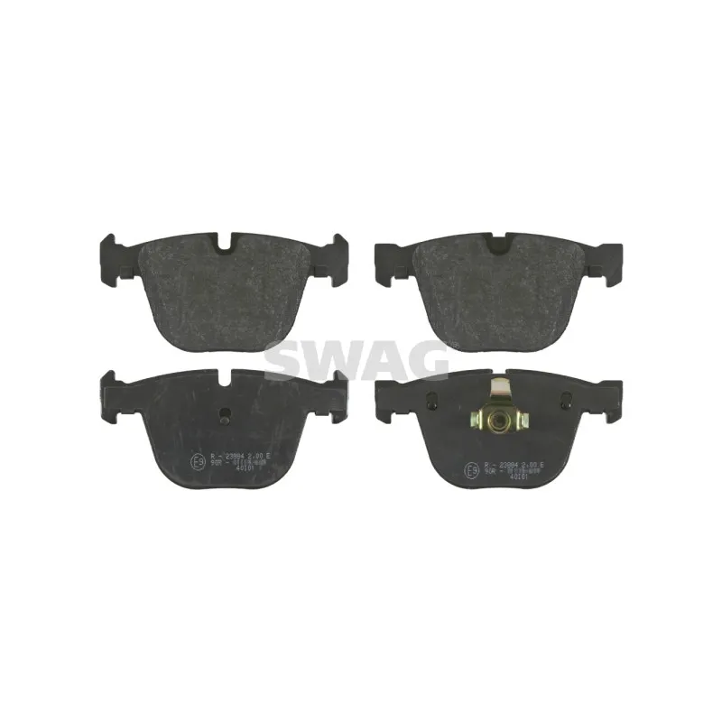 Jeu de 4 plaquettes de frein arrière SWAG 20 91 6467