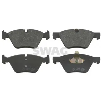 Jeu de 4 plaquettes de frein avant SWAG