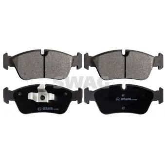 Jeu de 4 plaquettes de frein avant SWAG