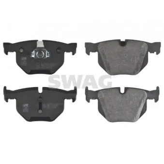 Jeu de 4 plaquettes de frein arrière SWAG 20 91 6633
