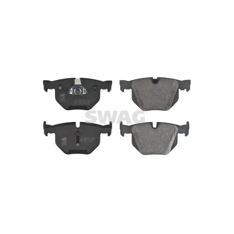 Jeu de 4 plaquettes de frein arrière SWAG 20 91 6633