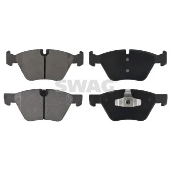 Jeu de 4 plaquettes de frein avant SWAG 20 91 6670