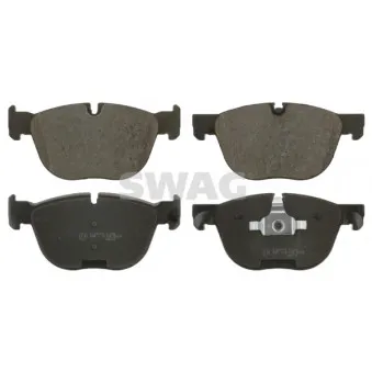 Jeu de 4 plaquettes de frein avant SWAG