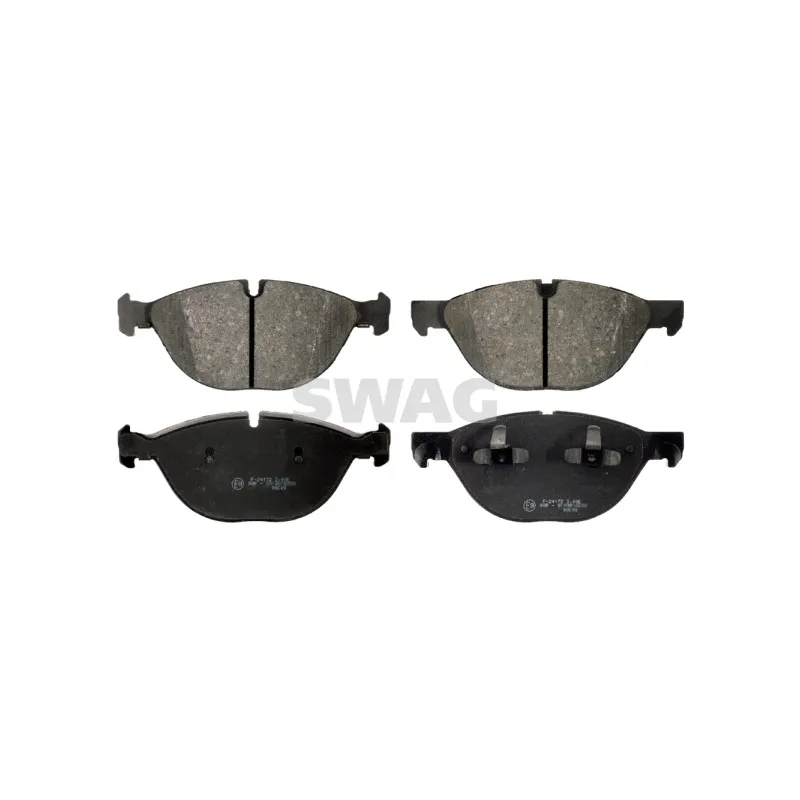 Jeu de 4 plaquettes de frein avant SWAG 20 91 6730