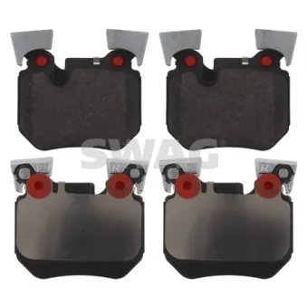 Jeu de 4 plaquettes de frein arrière SWAG