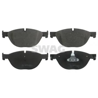 Jeu de 4 plaquettes de frein avant SWAG