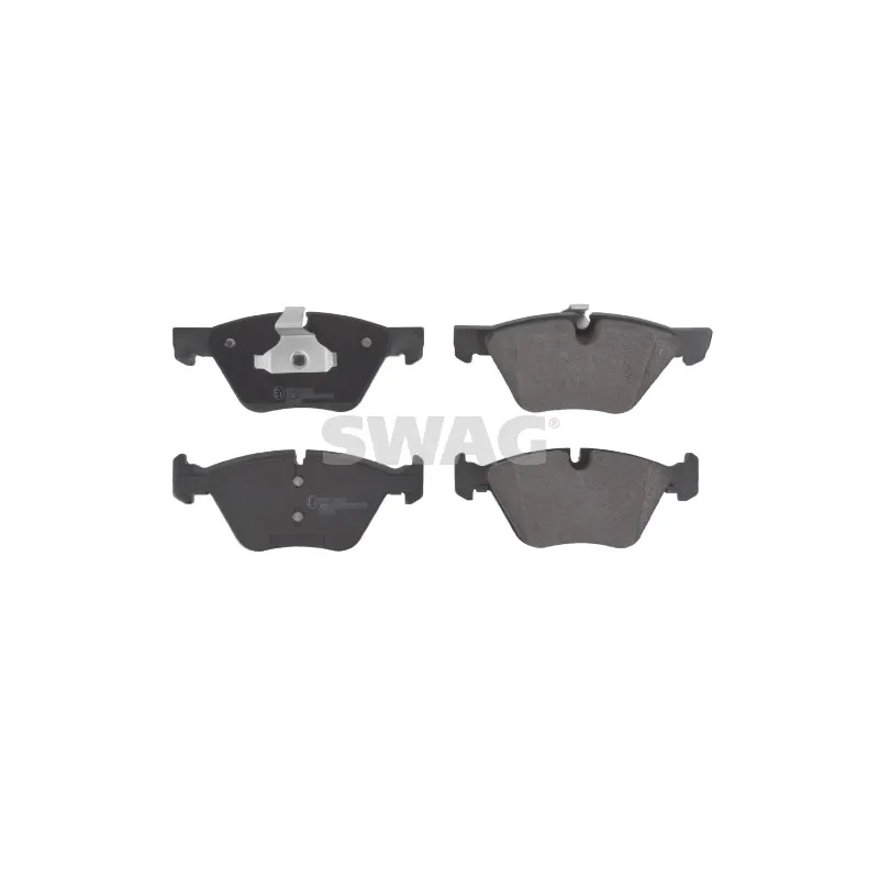 Jeu de 4 plaquettes de frein avant SWAG 20 91 6825