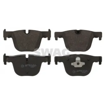 Jeu de 4 plaquettes de frein arrière SWAG 20 91 6867