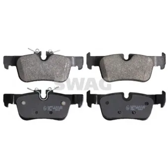 Jeu de 4 plaquettes de frein arrière SWAG