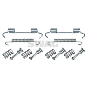 Kit d'accessoires, mâchoire de frein SWAG 20 93 4156