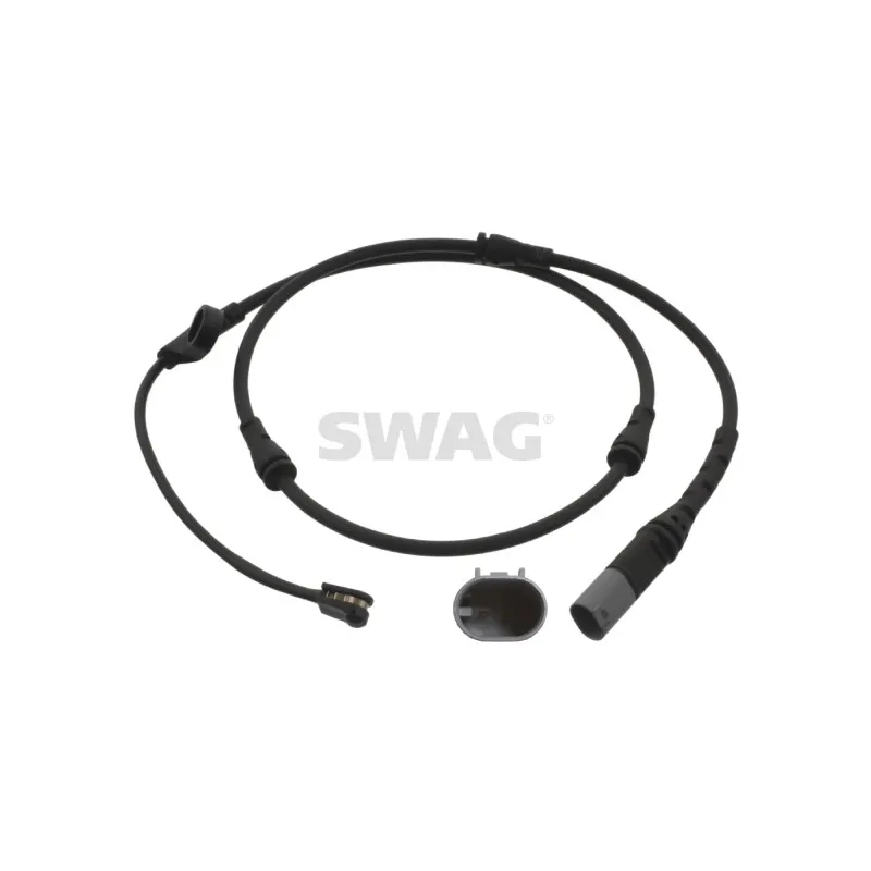 Contact d'avertissement, usure des plaquettes de frein avant gauche SWAG 20 93 7256