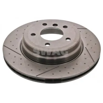 Jeu de 2 disques de frein arrière SWAG