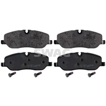Jeu de 4 plaquettes de frein avant SWAG