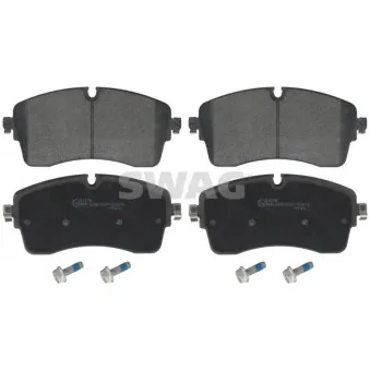 Jeu de 4 plaquettes de frein avant SWAG
