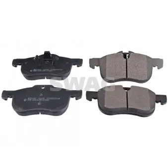 Jeu de 4 plaquettes de frein avant SWAG