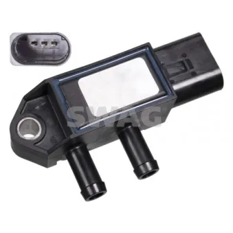 Capteur, pression des gaz échappement SWAG 30 10 0853