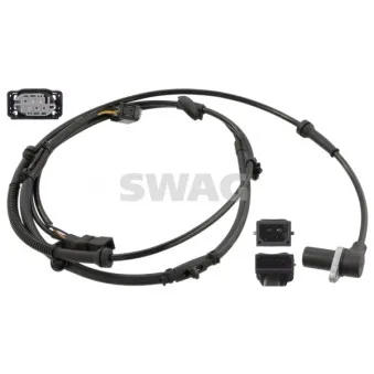 Capteur, vitesse de roue arrière gauche SWAG 30 10 4173