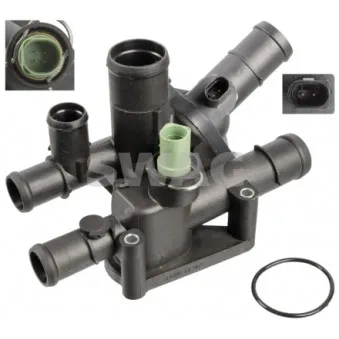 Thermostat, liquide de refroidissement SWAG 30 10 8008