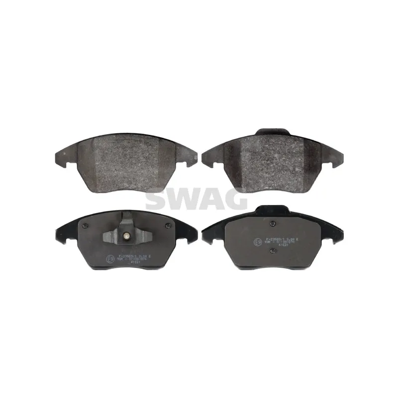 Jeu de 4 plaquettes de frein avant SWAG 30 11 6210