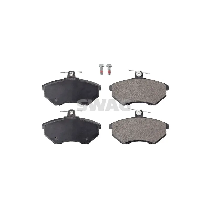 Jeu de 4 plaquettes de frein avant SWAG 30 91 6048