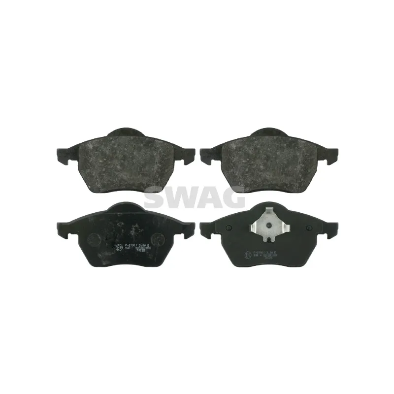 Jeu de 4 plaquettes de frein avant SWAG 30 91 6280