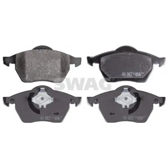 Jeu de 4 plaquettes de frein avant SWAG