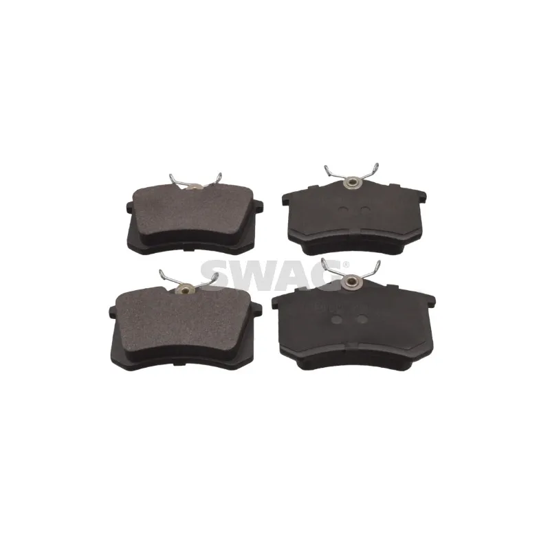 Jeu de 4 plaquettes de frein arrière SWAG 30 91 6488