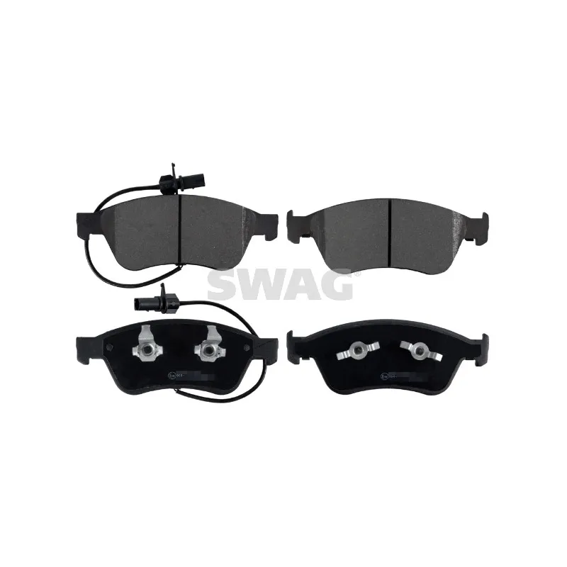 Jeu de 4 plaquettes de frein avant SWAG 30 91 6526