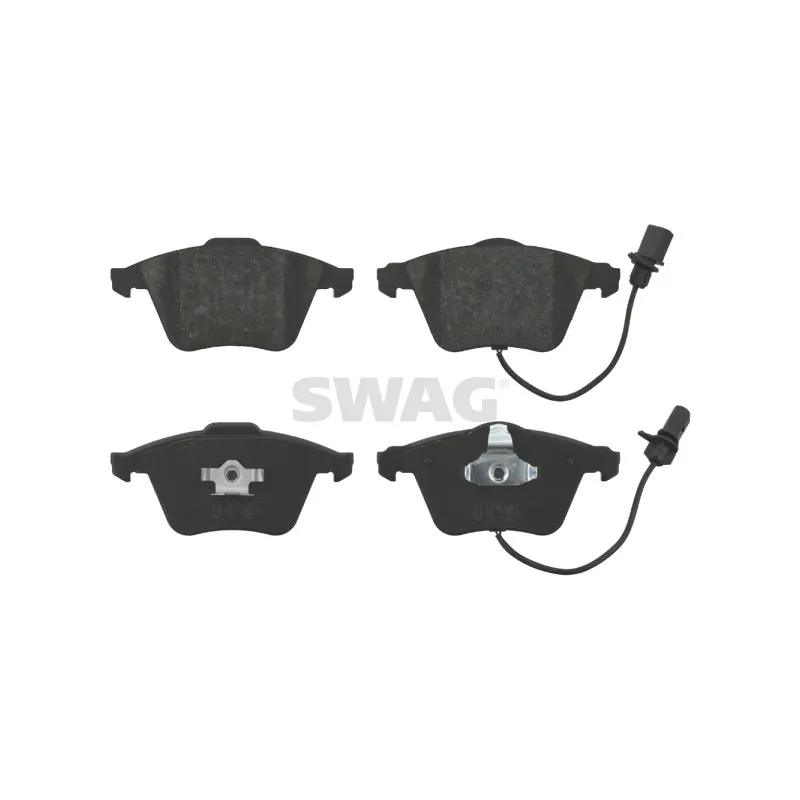 Jeu de 4 plaquettes de frein avant SWAG 30 91 6584