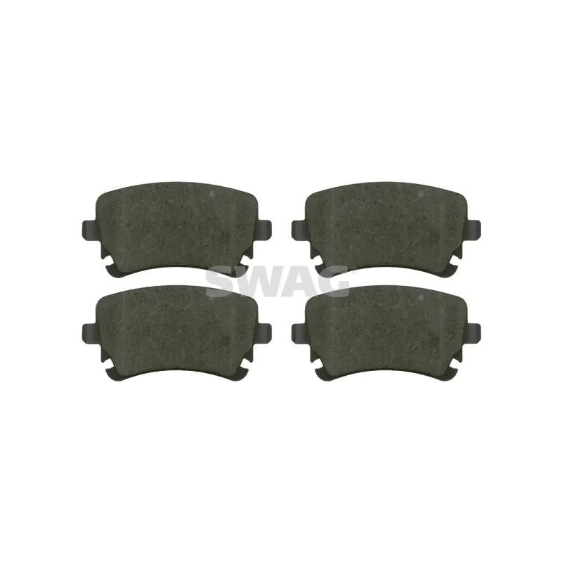 Jeu de 4 plaquettes de frein arrière SWAG 30 91 6588